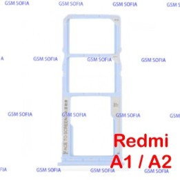 Bandeja sim para Redmi A1 / Redmi A1 Plus / Redmi A2 - Azul