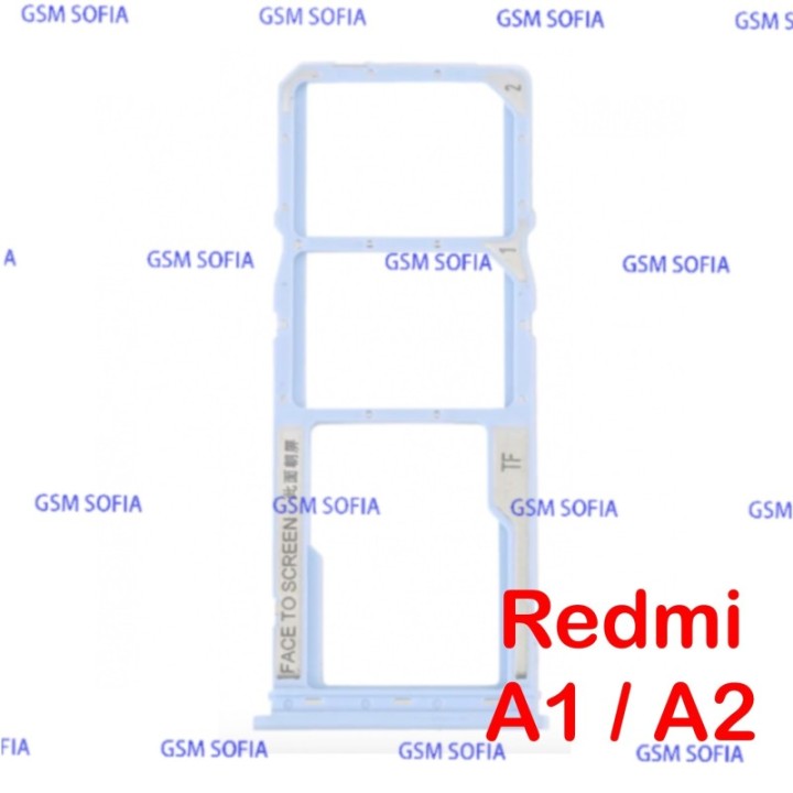 Bandeja sim para Redmi A1 / Redmi A1 Plus / Redmi A2 - Azul