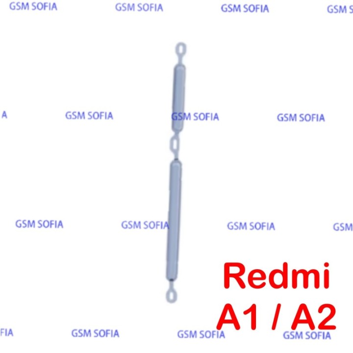 Botón lateral Power + Volumen Para Redmi A1 / Redmi A1 Plus / Redmi A2 - Lila