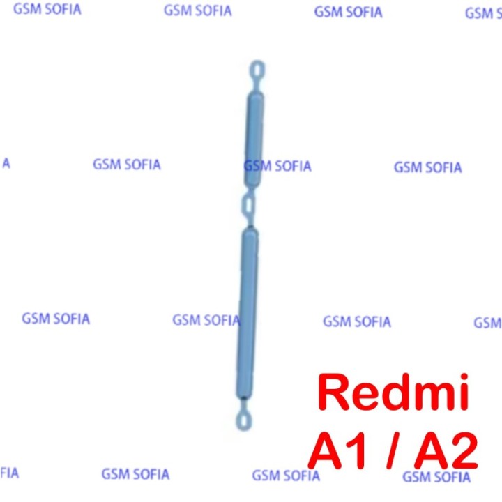 Botón lateral Power + Volumen Para Redmi A1 / Redmi A1 Plus / Redmi A2 - Azul