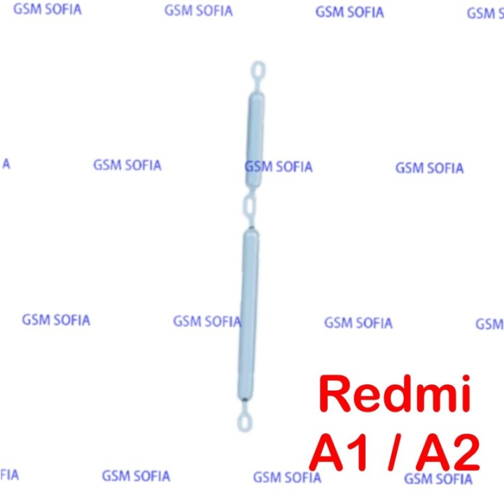Botón lateral Power + Volumen Para Redmi A1 / Redmi A1 Plus / Redmi A2 - Azul Claro