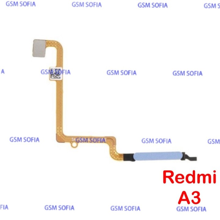 Flex huella Para Redmi A3 - Azul