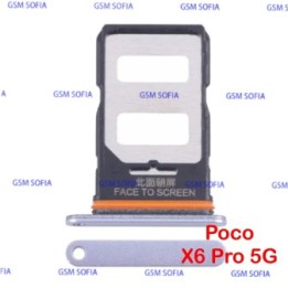 Bandeja sim Para Pocophone X6 Pro 5G / Poco X6 Pro 5G - Lila