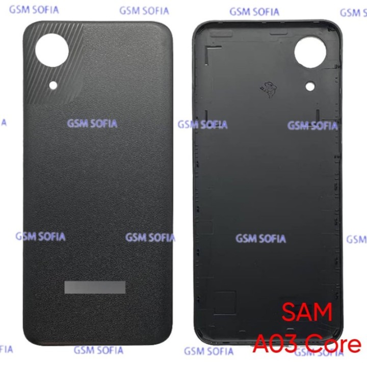 Tapa Trasera Para Samsung Galaxy A03 Core / A032F - Negro
