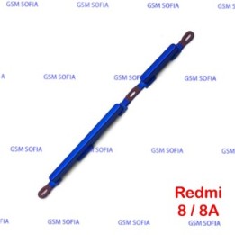 Botón lateral power + volumen para Redmi 8 / Redmi 8A - Azul