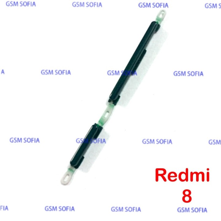 Botón lateral power + volumen para Redmi 8  - Verde