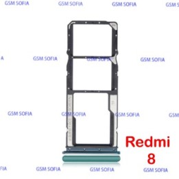 Bandeja Dual SIM Y SD Para Xiaomi Redmi 8  - Verde