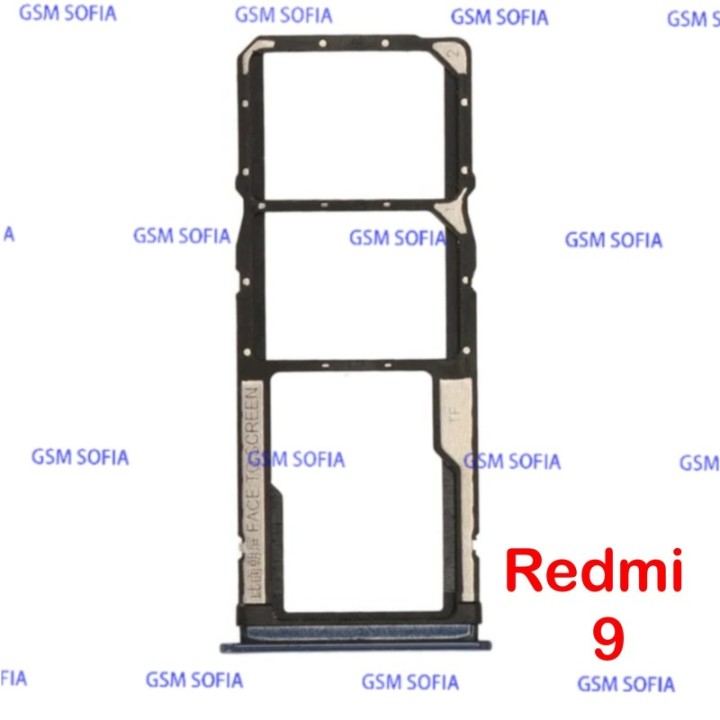 Bandeja Sim / Micro SD Para Xiaomi Redmi 9 / Poco m2 - Negro