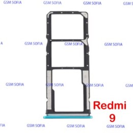 Bandeja Sim / Micro SD Para Xiaomi Redmi 9 / Poco m2 - Verde