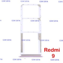 Bandeja Sim / Micro SD Para Xiaomi Redmi 9 / Poco m2 - Rosa