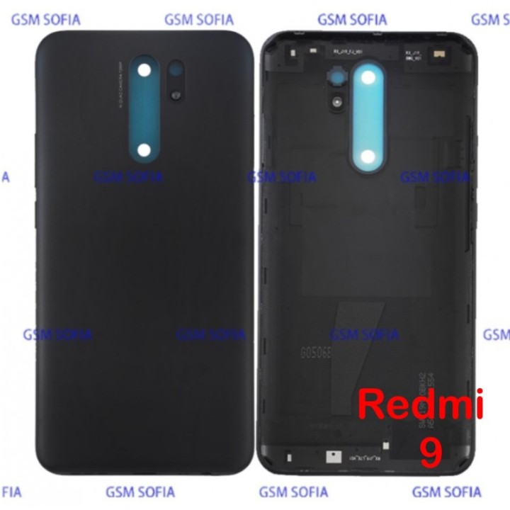 Tapa Trasera Para Xiaomi Redmi 9 - Negro