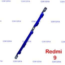 botones laterales power + Volumen para Xiaomi Redmi 9 - Azul