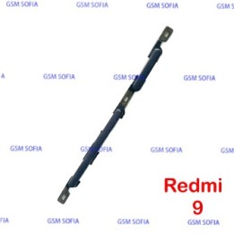botones laterales power + Volumen para Xiaomi Redmi 9 - Negro
