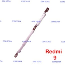 botones laterales power + Volumen para Xiaomi Redmi 9 - Rosa