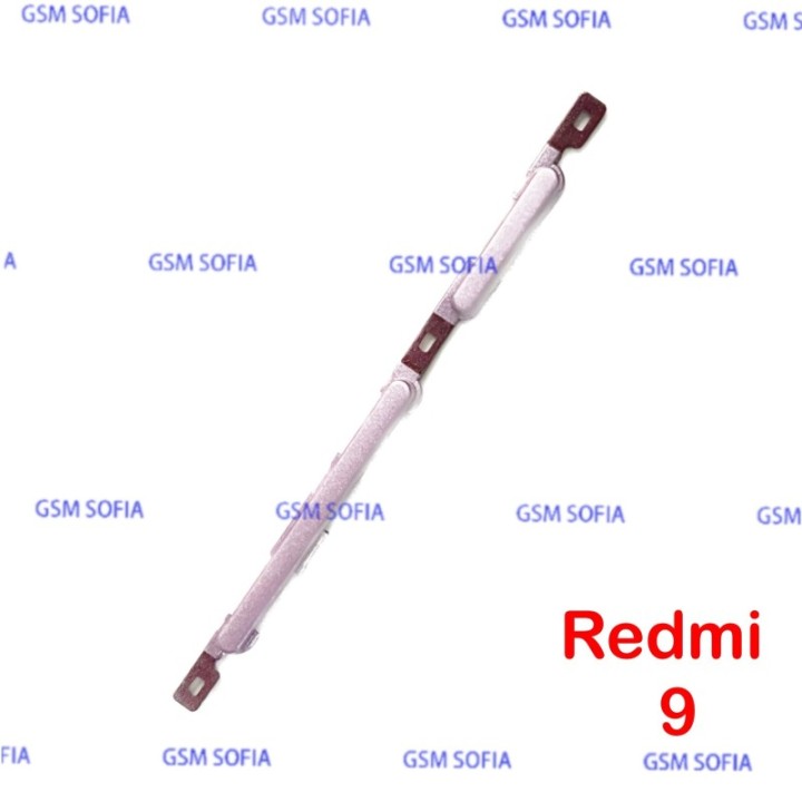 botones laterales power + Volumen para Xiaomi Redmi 9 - Rosa