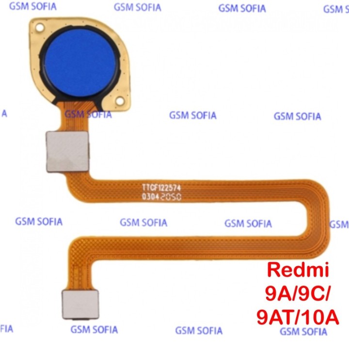 flex de huella para Xiaomi Redmi 9C / Redmi 9A / Redmi 9AT / Redmi 10A - Azul
