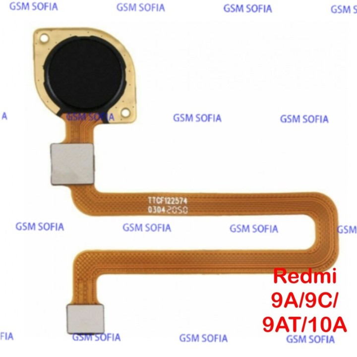 flex de huella para Xiaomi Redmi 9C / Redmi 9A / Redmi 9AT / Redmi 10A - Negro