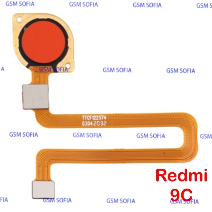 flex de huella para Xiaomi Redmi 9C - Naranja