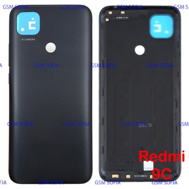 Tapa Trasera Para Xiaomi Redmi 9C -Negro