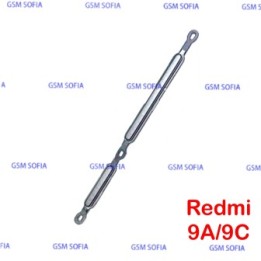 Botón lateral power+volumen para Redmi 9A / Redmi 9C - Negro
