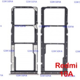 bandeja de sim para Xiaomi Redmi 10A - Plata