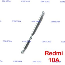 Botón lateral power + volumen para Redmi 10A - Plata