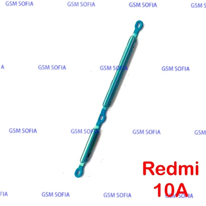 Botón lateral power + volumen para Redmi 10A - Verdde