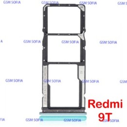 Bandeja Sim + Micro SD Para Xiaomi Redmi 9T - Verde
