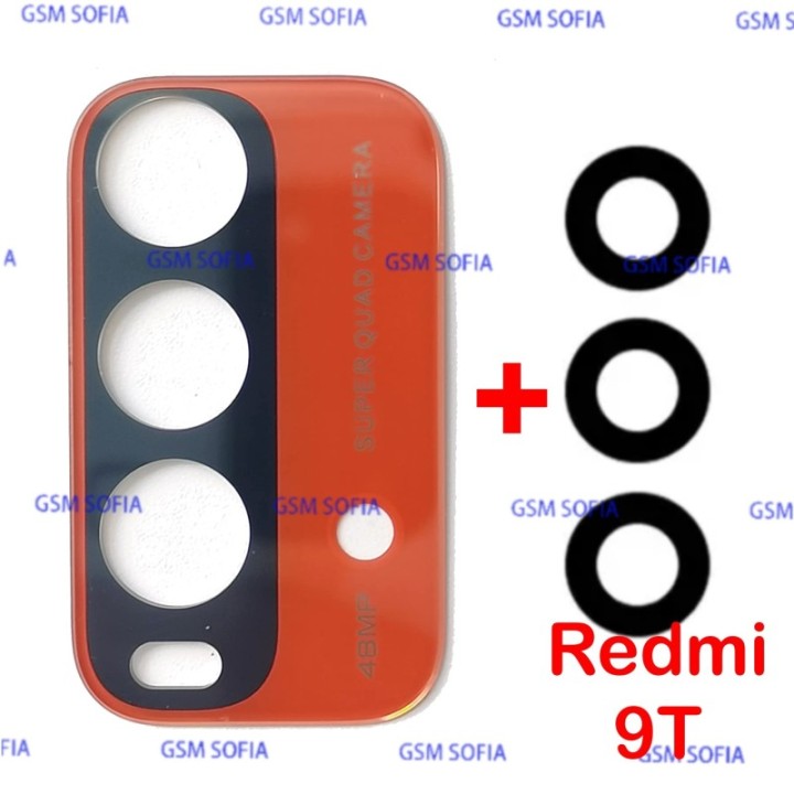 Embellecedor con lentes para Xiaomi Redmi 9T - Naranja