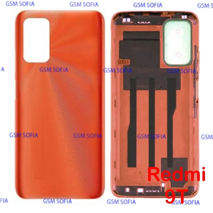 Tapa Trasera Para Xiaomi Redmi 9t - Naranja