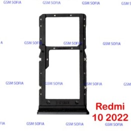 Bandeja sim para Redmi 10 2022 - Negro