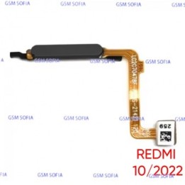 Sensor de huella para Xiaomi Redmi 10 / Redmi 10 Prime / Redmi 10 2022 - Negro