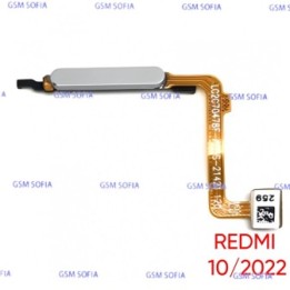 Sensor de huella para Xiaomi Redmi 10 / Redmi 10 Prime / Redmi 10 2022 - Plata