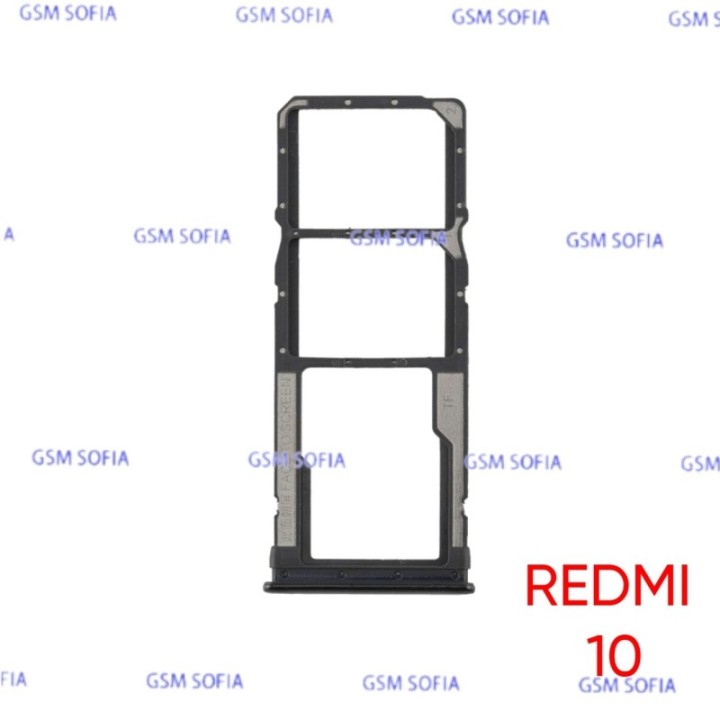 Bandeja sim para Redmi 10 - Negro