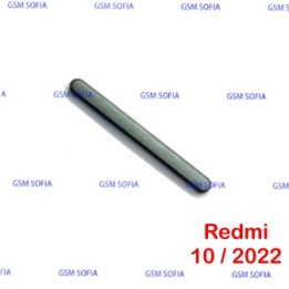 Botón lateral volumen Para Redmi 10 / Redmi 10 2022 - Negro