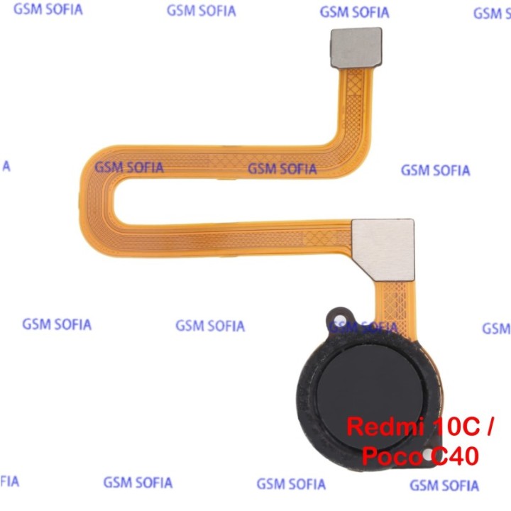 Flex huella Para Redmi 10c / Poco C40 - Negro