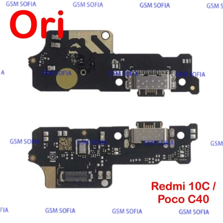 Placa Carga Orig Micro USB Con Accesorios Para Xiaomi Redmi 10C / Poco C40