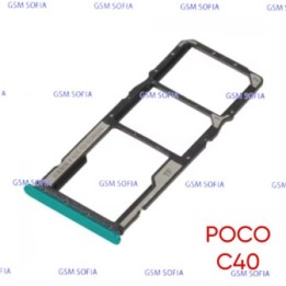 Bandeja sim para Poco C40 - Verde