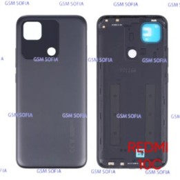 Tapa trasera Para Redmi 10C - Negro