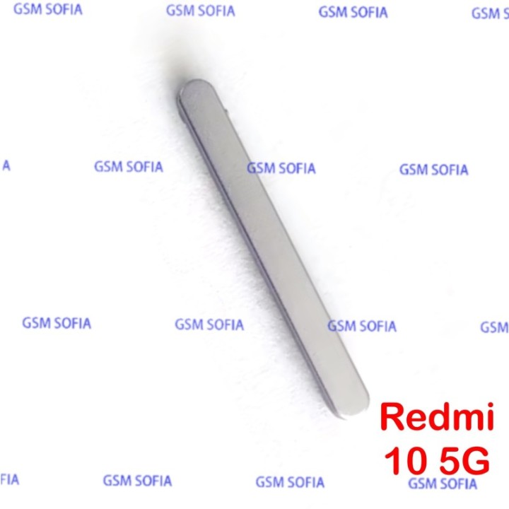 Botón lateral Volumen Para Redmi 10 5g - Plata