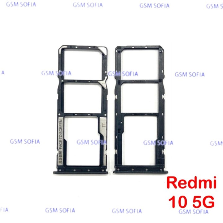 Bandeja sim para Redmi 10 5G / 22041219G - Negro