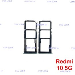 Bandeja sim para Redmi 10 5G / 22041219G - Verde