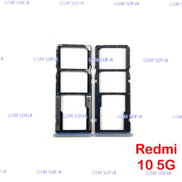 Bandeja sim para Redmi 10 5G / 22041219G - Azul