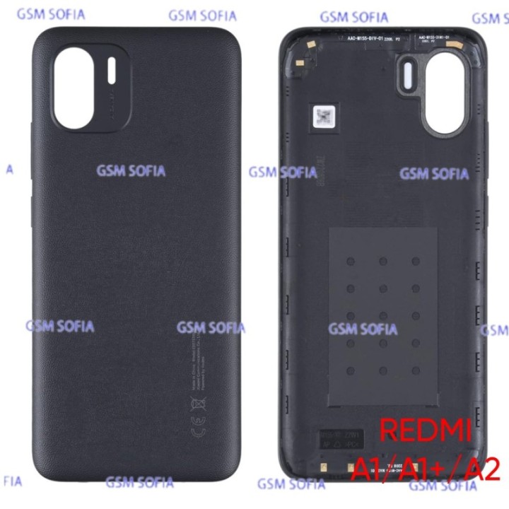 TAPA TRASERA PARA XIAOMI REDMI A1 / REDMI A1 Plus / REDMI A2 - NEGRO