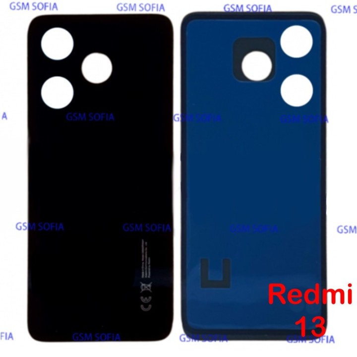 Tapa trasera Para redmi 13 - Negro
