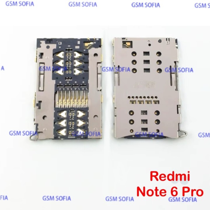 Lector De SIM Para Xiaomi REDMI NOTE 6 Pro / Redmi Note 7 / Redmi note 6 / Redmi Note 8 Pro