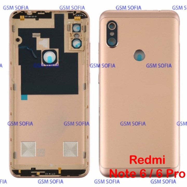 Tapa Trasera Para XIAOMI REDMI NOTE 6 PRO / REDMI NOTE 6 - Oro