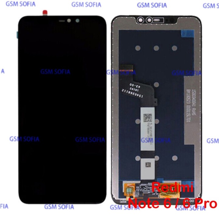 Pantalla completo compatible sin marco para Xiaomi Redmi note 6 pro / Redmi note 6