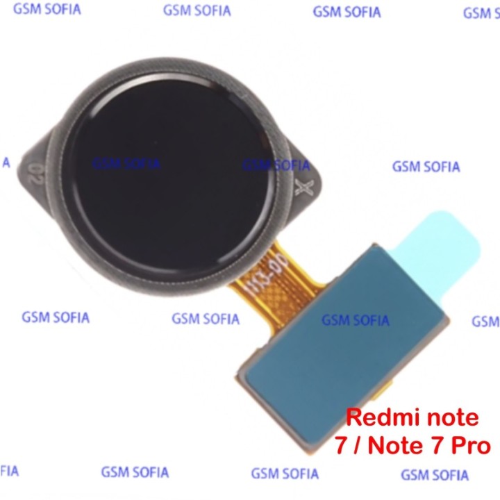 Flex Huella Para Xiaomi Redmi Note 7 / Redmi Note 7 Pro - Negro