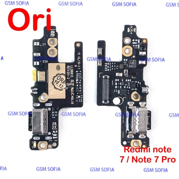 Placa Auxiliar Con Conector De Carga Ori Para Xiaomi Redmi Note 7 / Redmi Note 7 Pro
